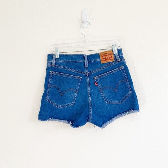 🌻 LEVI'S Denim Jean High Rise Shorts Size 30 - Picture 5 of 6